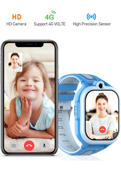 Sim Kartlı 4g Görüntülü Gerçek Gps Özellikli Akıllı Çocuk Saati (2024 Model) fırsatları