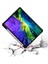 Samsung Galaxy Tab S9 Fe 10.9'' Uyumlu Kalem Bölmeli Uyku Modlu Arkası Silikon Kapak Kılıf SM-X510 5