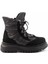 Siyah Nubuk Kadın Bot & Bootie K02129051601 2