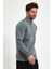 Yüksek Yaka Yarım Fermuarlı Basic Sweatshirt 2