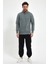 Yüksek Yaka Yarım Fermuarlı Basic Sweatshirt 4