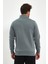 Yüksek Yaka Yarım Fermuarlı Basic Sweatshirt 5