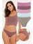 Kadın Fitilli Soft Renkler 5li Slip Külot Set - KTS3053 1