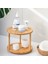 M9263-35 360° Döner Standlı Bambu Sunumluk Organizer-2 Katlı Baharatlık Düzenleyici Stand 2