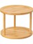 M9263-35 360° Döner Standlı Bambu Sunumluk Organizer-2 Katlı Baharatlık Düzenleyici Stand 3
