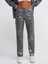 70449 Parlak Straight Pantolon-Antrasit 3