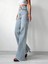 Cms Kemerli Kar Yıkama Yüksek Bel Wide Leg Jean 4