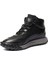 00490 Siyah Deri Sneaker Erkek Bot 3