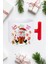Noel Baba Happy Christmas Baskılı Kırmızı T Saplı Kupa Bardak Porselen Çay Kahve Fincanı 1