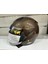 Kask SW-733 Yarım Aynalı Camlı Kahverengi 1