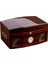 Italyan Sediri 2 Katlı Camlı Özel Humidor Puro Kutusu RD18 1