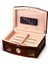 Italyan Sediri 2 Katlı Camlı Özel Humidor Puro Kutusu RD18 2