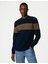 Saf Pamuklu Yuvarlak Yaka Waffle Sweatshirt 1