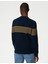 Saf Pamuklu Yuvarlak Yaka Waffle Sweatshirt 3