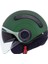 Sx.10 Mat Yeşil Yarım Kask 1