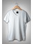 Basic Beyaz V-Yaka T-Shirt 1