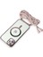 iPhone 12 Kılıf Boyun ve Omuz Ip Askılı Kablosuz Şarj Uyumlu 1.kalite - Pembe 5
