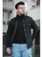 Udeq Slim Fit Çift Cep Kapaklı Likralı Süet Erkek Gömlek 2