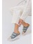 Alison Doğal Deri Materyal Kauçuk Taban Füme-Pudra Kadın Sneakers 008 2