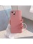 Apple iPhone 15 Plus Uyumlu Kılıf Zebana Love Yumuşak Silikon Kılıf Pembe 1