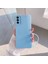 Samsung Galaxy A25 5g Uyumlu Kılıf Zebana Love Yumuşak Silikon Kılıf Açık Mavi 1