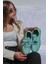 Yeşil - Krolina Doğal Deri Materyal Eva Taban Sneakers S004 1
