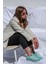Yeşil - Krolina Doğal Deri Materyal Eva Taban Sneakers S004 2