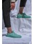 Yeşil - Krolina Doğal Deri Materyal Eva Taban Sneakers S004 3