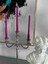 Iv Candles Homedecor 6'Lı Fuşya Pembesi Şamdan Mumu 3