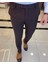 İtalyan stil slim fit kalın kumaş erkek pantolon kahverengi T9899 1