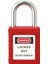 BD-G51 25 mm Çelik Çene Emniyetli Asma Kilit Kırmızı YD-G51 1
