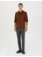 Erkek Kahverengi Ex. Slim Fit Kumaş Pantolon 50275552-VR029 1