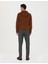 Erkek Kahverengi Ex. Slim Fit Kumaş Pantolon 50275552-VR029 4
