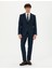 Erkek %100 Yün Lacivert Slim Fit Takım Elbise 50274245-VR033 1