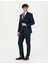 Erkek %100 Yün Lacivert Slim Fit Takım Elbise 50274245-VR033 3