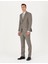 Erkek %100 Yün Bej Slim Fit Takım Elbise 50273450-VR011 3