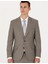 Erkek %100 Yün Bej Slim Fit Takım Elbise 50273450-VR011 4