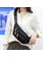 5 Çok Fonksiyonlu Naylon Su Geçirmez Unisex Fanny Paketleri Göğüs Çantası Fermuarlı Cebi Düz Renk Bayanlar Crossbody Bel Kemeri Çantası (Yurt Dışından) 3