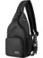 Gösterildiği Gibi Lüks Su Geçirmez Crossbody Sling Sırt Çantası Kadın Erkek Rahat Crossbody Omuz Göğüs Çantası Kulaklık Deliği ile (Yurt Dışından) 1