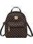 Pembe Pu Deri Bayan Su Geçirmez Sırt Çantası Crossbody Çanta Moda Sevimli Küçük Kadın Rahat Mini Sırt Çantası (Yurt Dışından) 5