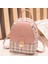 Pembe ZR422 Kızların Sırt Çantaları Küçük Kareli Okul Çantaları ile Çok Yönlü ve Şık Kozmetik Kadın Çantası Kadın Sırt Çantası Mini Fermuar (Yurt Dışından) 1