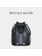 Siyah Özelleştirilmiş Marka Logosu Yüksek Kaliteli Kadın Çanta Moda Pu Minimalist Ipli Crossbody Çanta Bayanlar Için Zarif Kova Çanta (Yurt Dışından) 1