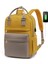 Sarı Mor VYWB1958LK24M Lovevook 15.6 17 Inç Kızlar Seyahat Çantaları Öğrenci Okul Kitap Çantası USB Bağlantı Noktası ile Moda Rahat Su Geçirmez Kadın Dizüstü Sırt Çantaları (Yurt Dışından) 1