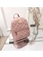 Pembe Yeni Geometrik Tasarım Pu Sırt Çantası Işlemeli Küçük Çanta Kızın Küçük Sırt Çantası Moda Kadın Sırt Çantası (Yurt Dışından) 1