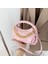 Pembe Zincir Çanta Yeni Trendy Pu Deri Crossbody Çanta Örgü Kolu Düz Renk Çanta Bayan Çanta Moda Kadın Çanta Omuz (Yurt Dışından) 1