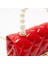 Gül Kırmızı Kadın Moda Inci Zincir El Mini Çapraz Küçük Çanta Bayanlar Bir Omuz Tote Bebek Jöle Çanta Çanta Crossbody Çanta (Yurt Dışından) 3