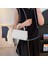 Gri HR556 Kadın Çanta Pu Kilit Toka Yeni Moda Tasarımı Küçük Kare Omuz Çantası Moda Trendi Çok Yönlü Çanta Kadınlar Için (Yurt Dışından) 4
