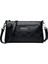 Siyah Lüks Moda Pu Deri Tasarımcısı Bayanlar Crossbody El Çantaları Trendy Marka Özel Premium Donanım Kadın Haberci Çanta (Yurt Dışından) 1