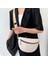 Beyaz Kadın Bel Çantası Geniş Omuz Askısı ile Crossbody Kemer Göğüs Çanta Kadınlar Için Trendy Fanny Paketi Vegan Deri Tek Kollu Çanta (Yurt Dışından) 4
