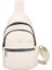 Gri Kadın Küçük Crossbody Sling Göğüs Çantası Pu Fanny Paketleri Moda Spor Kemer Çantası (Yurt Dışından) 2